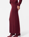 Sari Skirt (Burgundy)