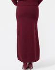 Sari Skirt (Burgundy)