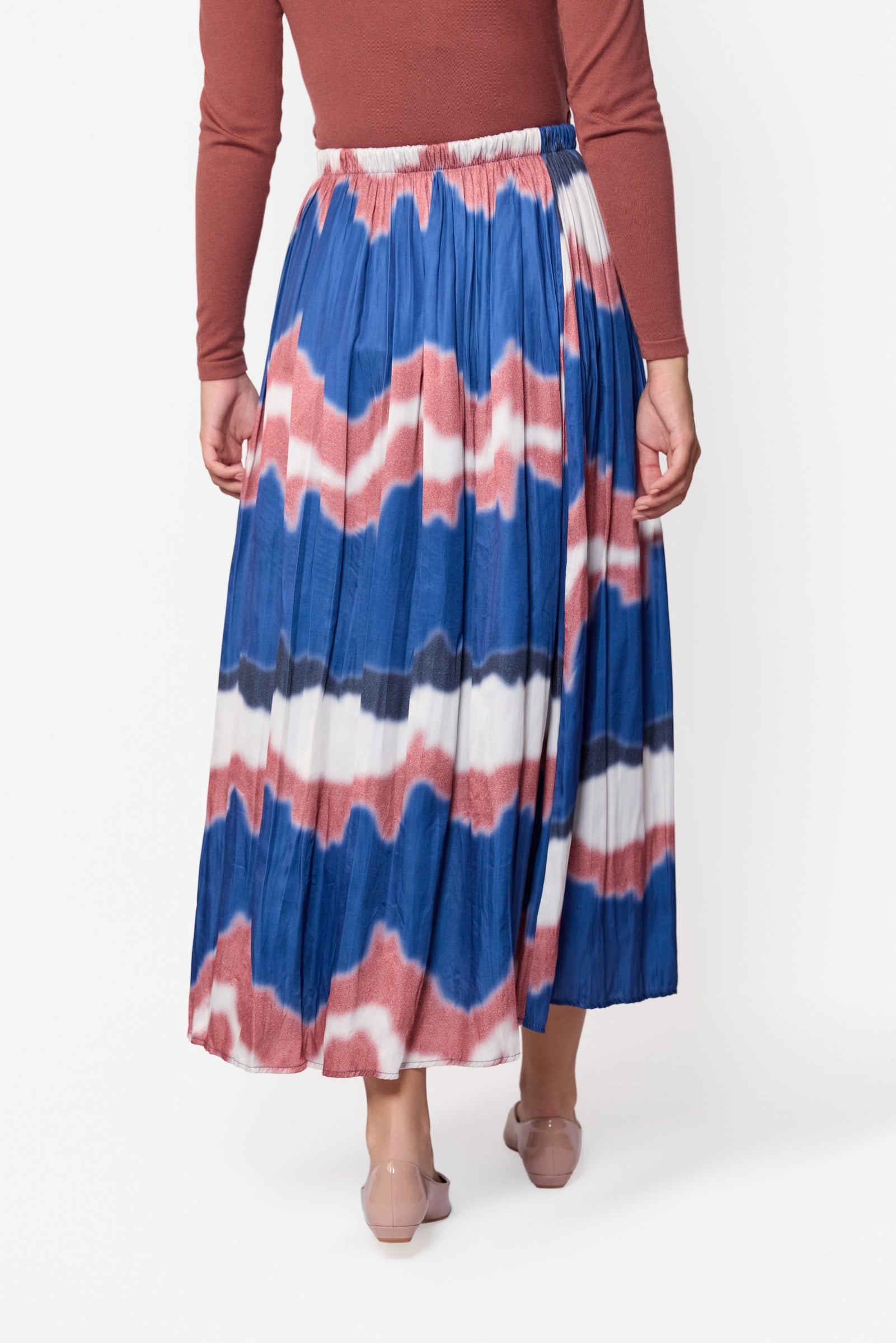 Bria Skirt (Navy Brown)