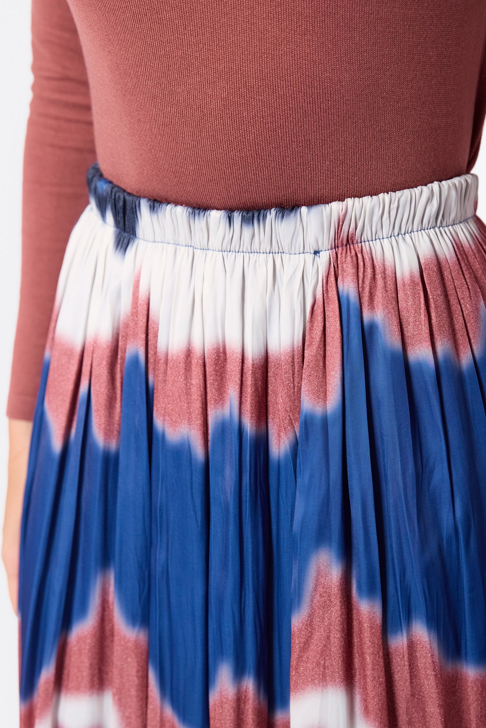Bria Skirt (Navy Brown)