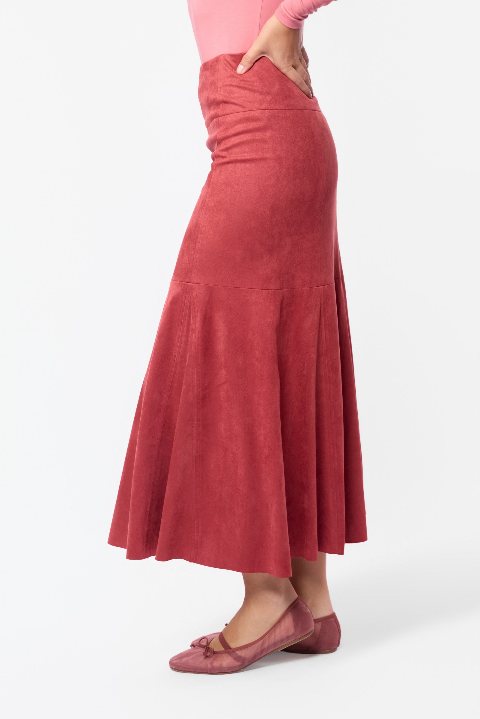 Jackie Skirt (Rust)
