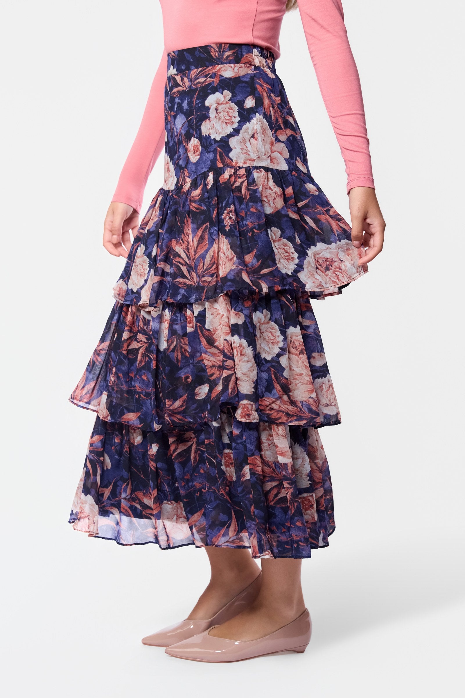 Suri Skirt (Purple Brown)