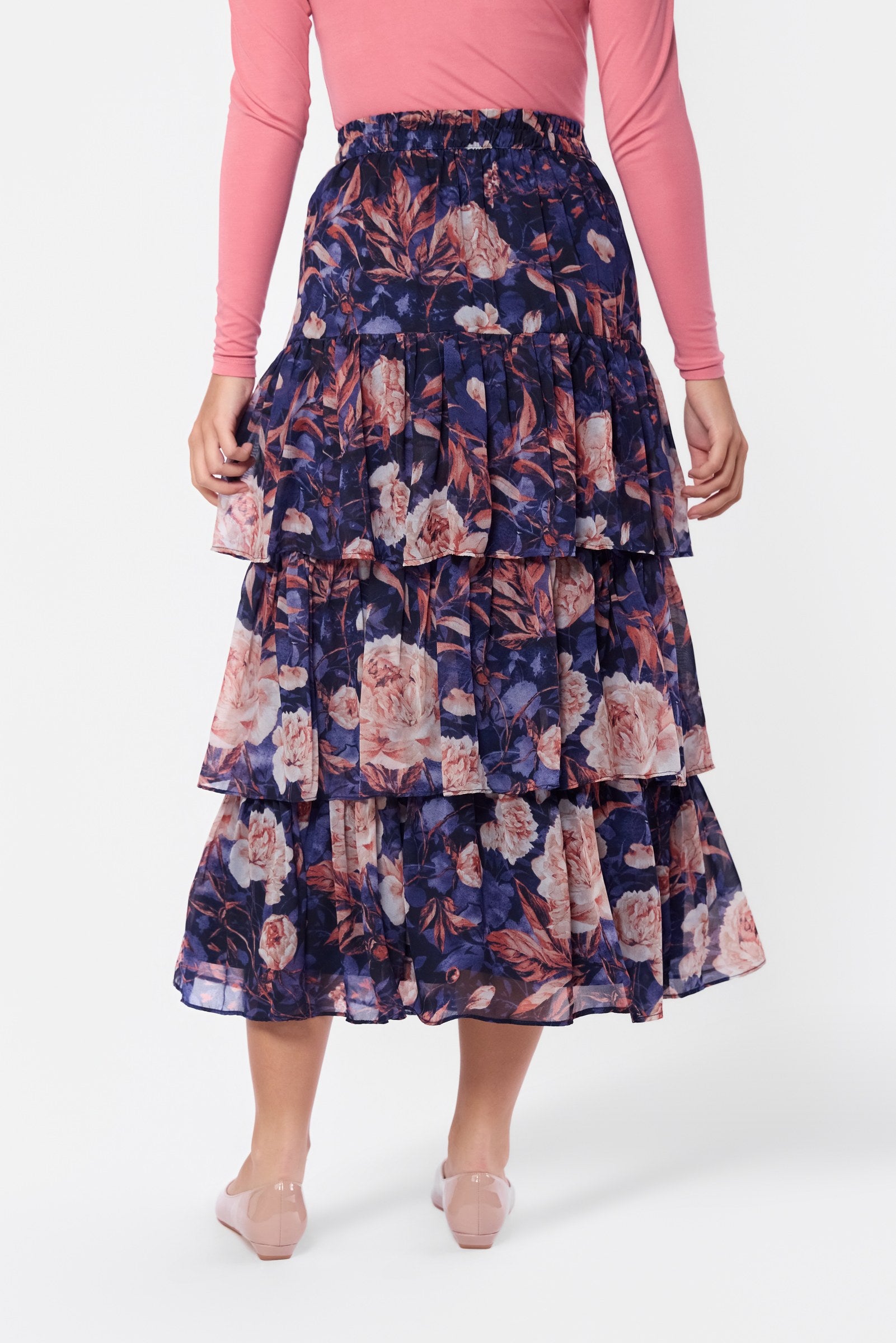 Suri Skirt (Purple Brown)