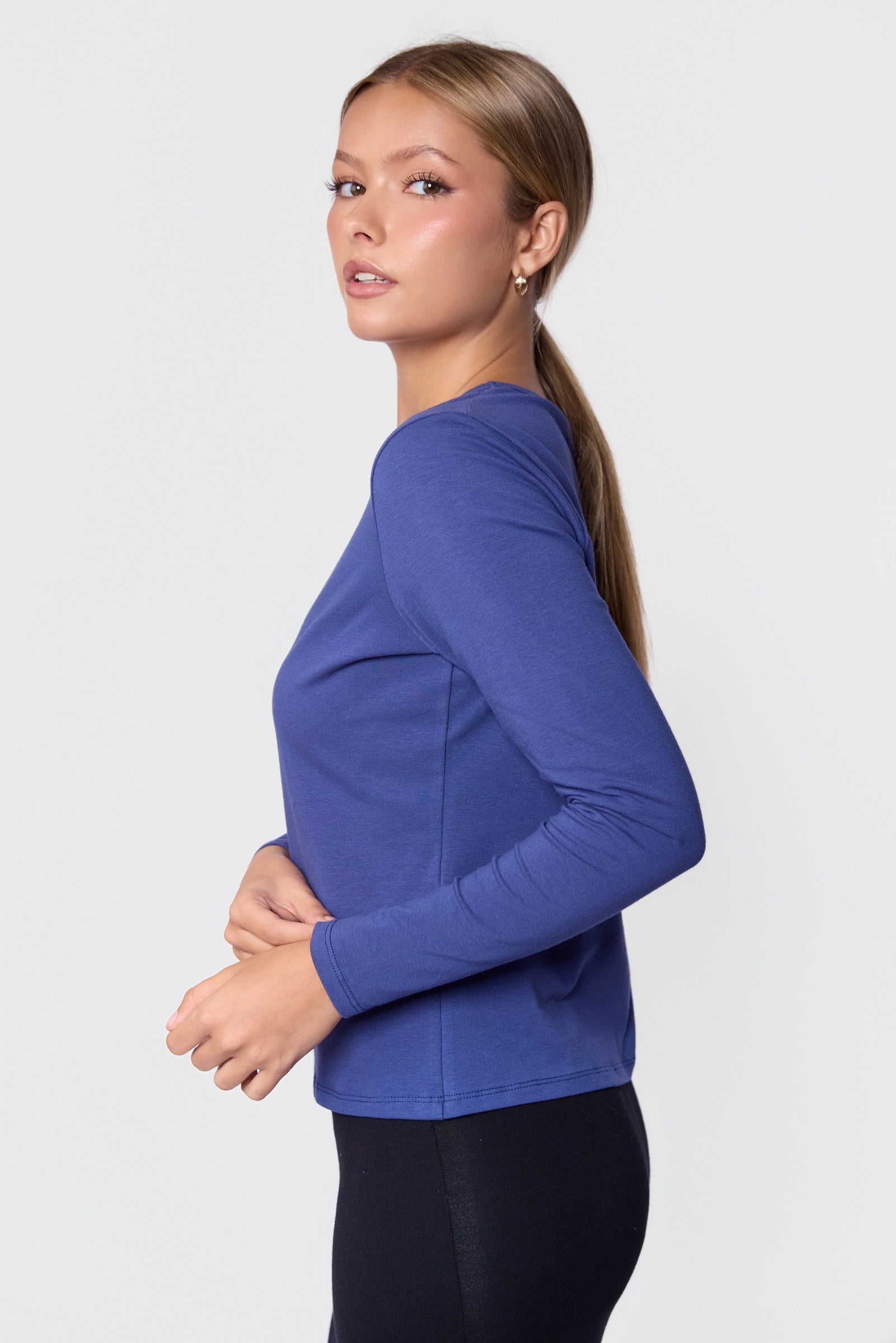 Greta Top (Denim)