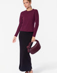 Greta Top (Burgundy)