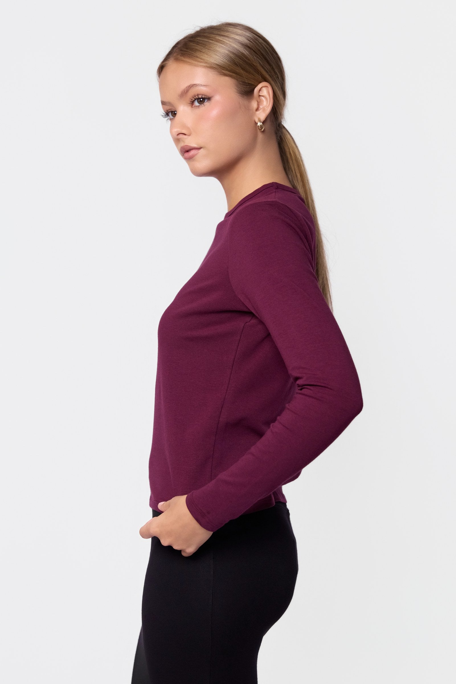 Greta Top (Burgundy)