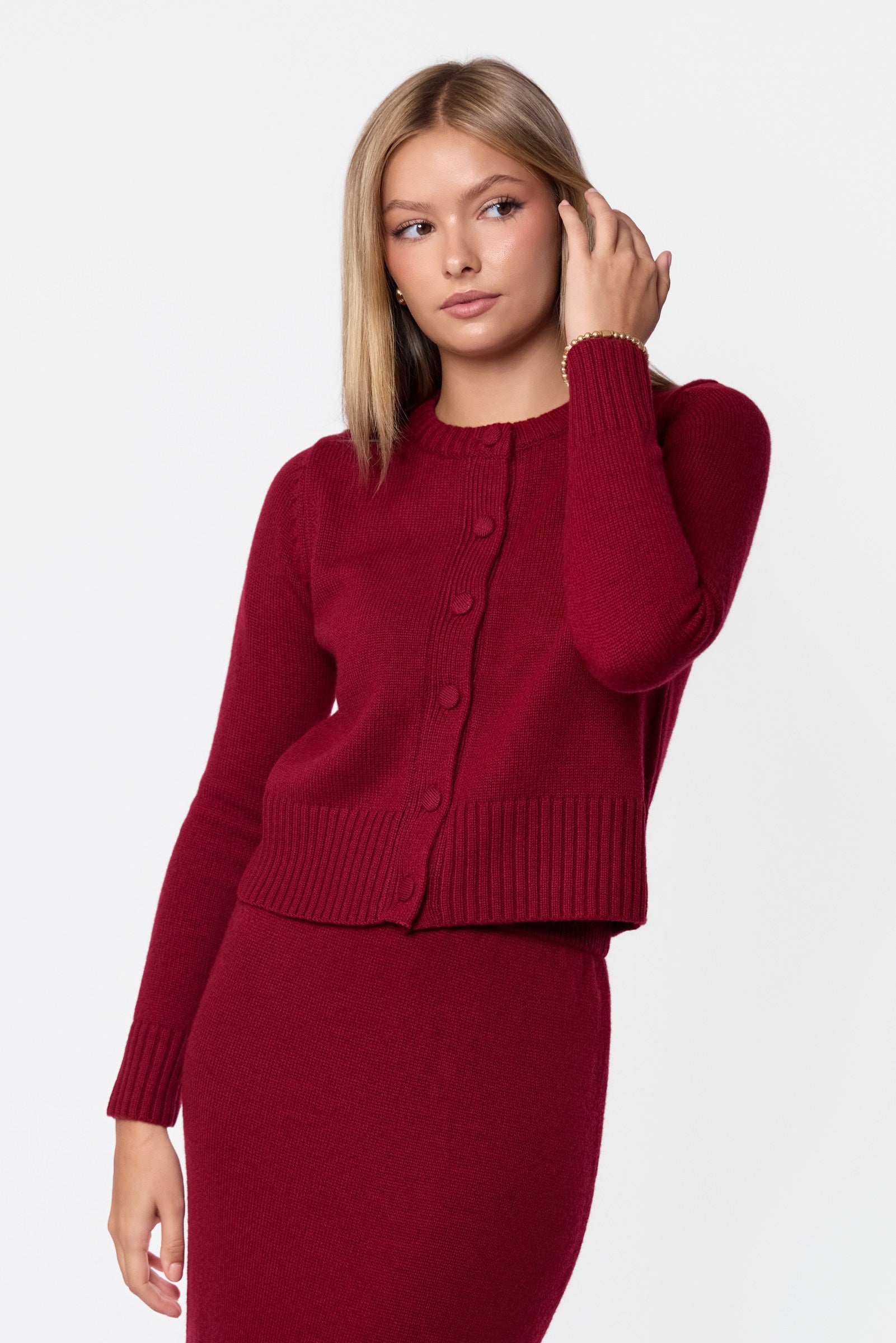 Ania Top (Burgundy)