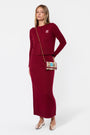 Ania Skirt (Burgundy)