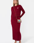 Ania Skirt (Burgundy)