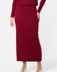 Ania Skirt (Burgundy)