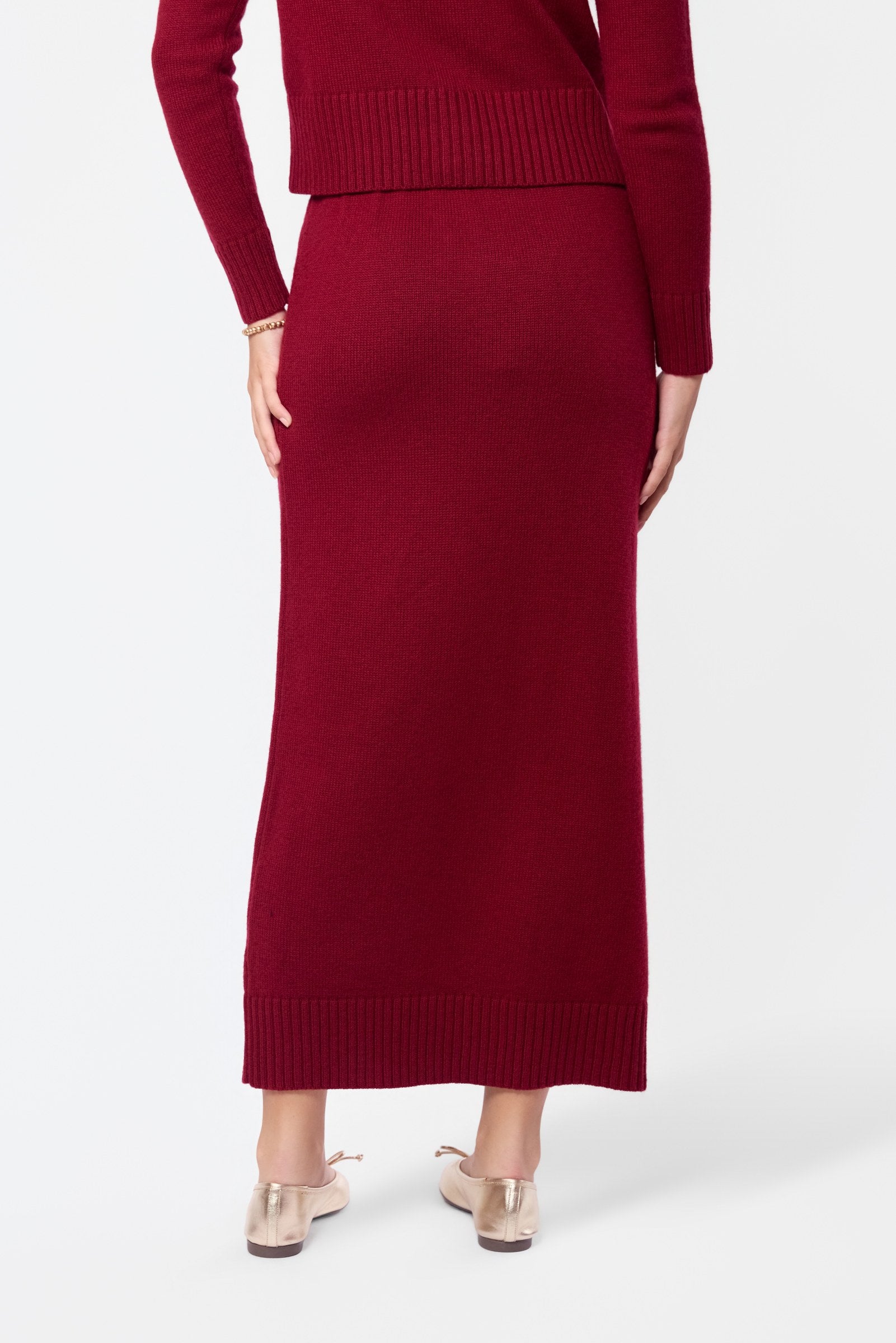 Ania Skirt (Burgundy)