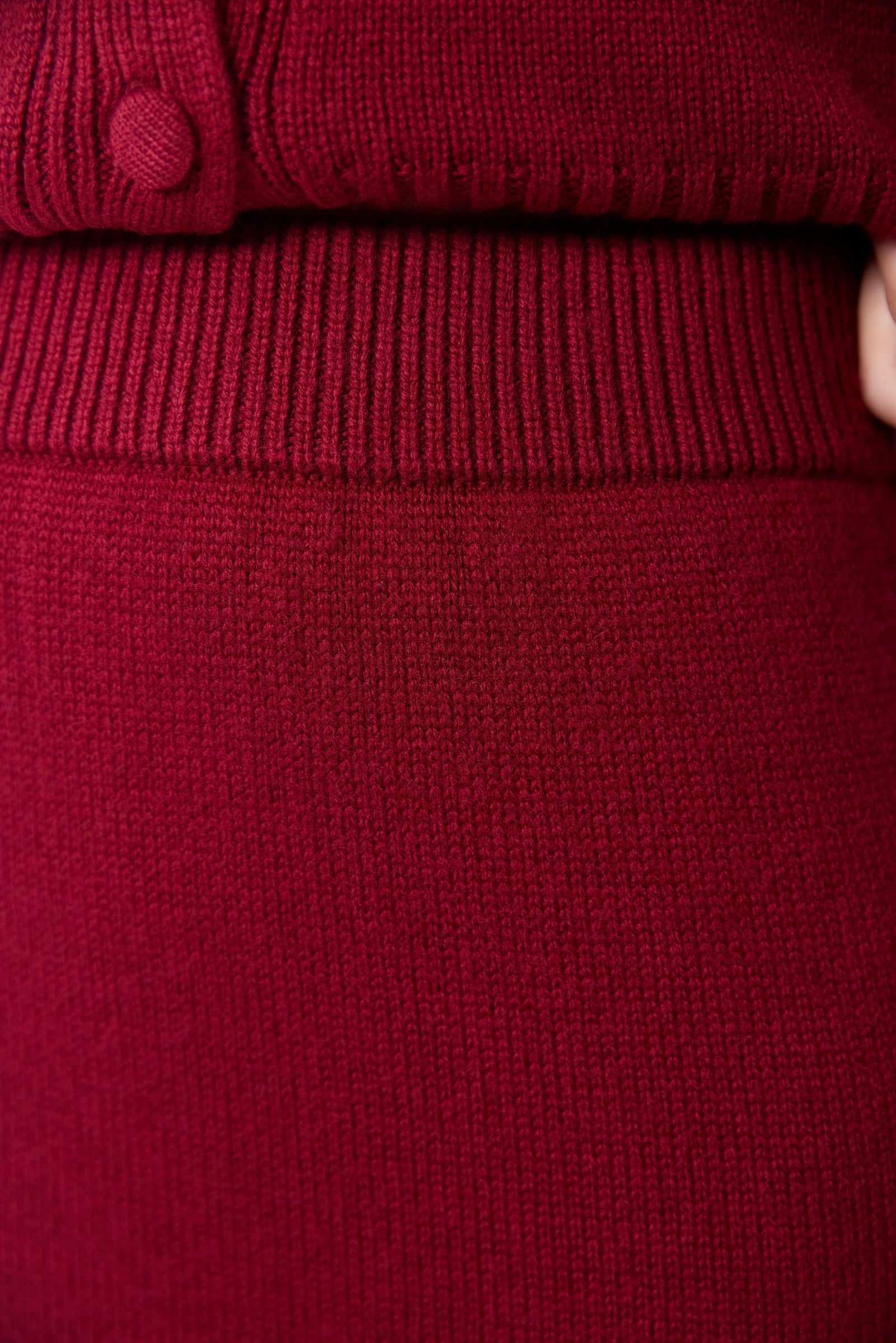 Ania Skirt (Burgundy)