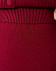 Ania Skirt (Burgundy)