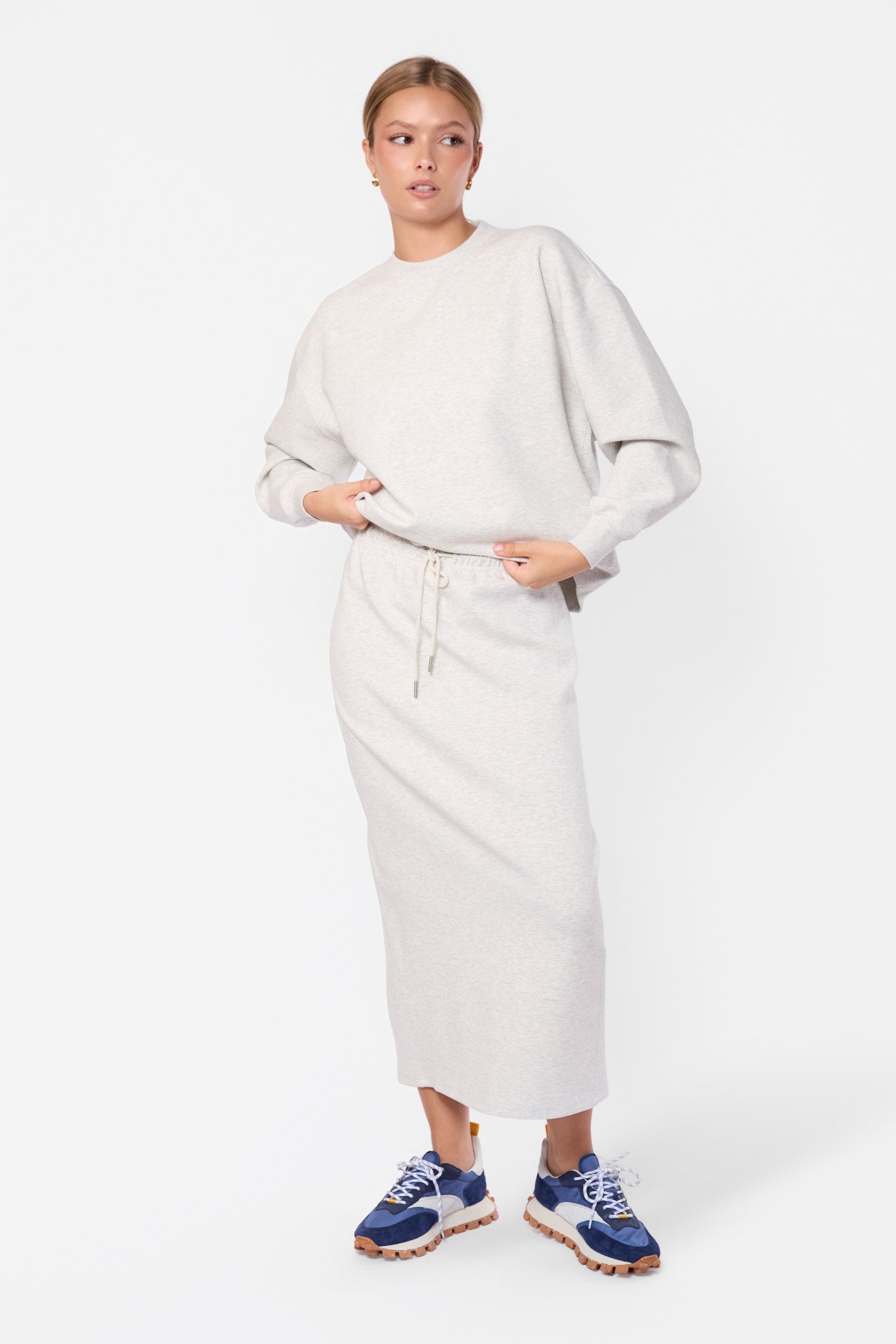 Kaia Skirt (Heather Grey)