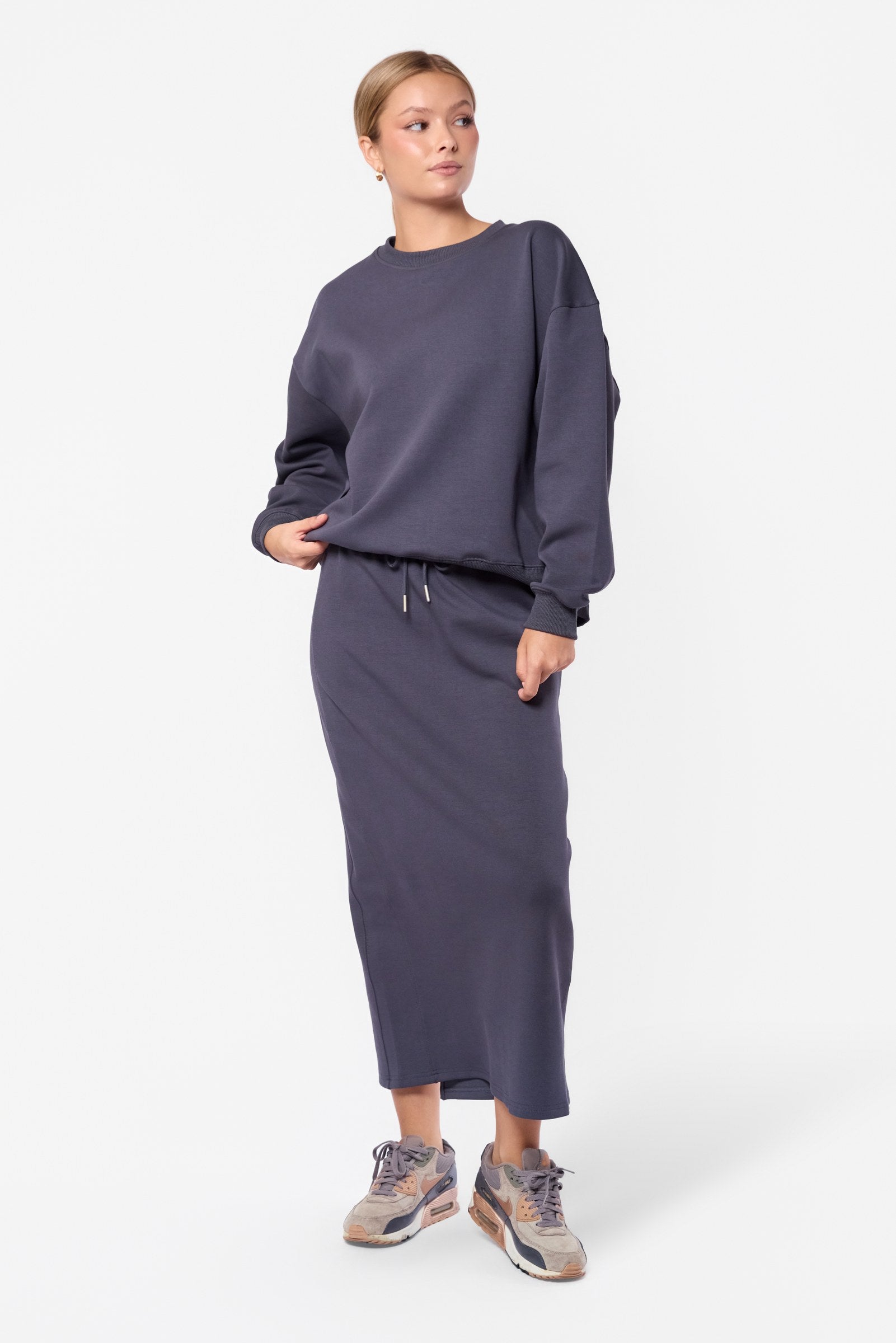 Kaia Skirt (Midnight Grey)