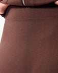 Mina Swing Skirt 23" (Dark Brown)