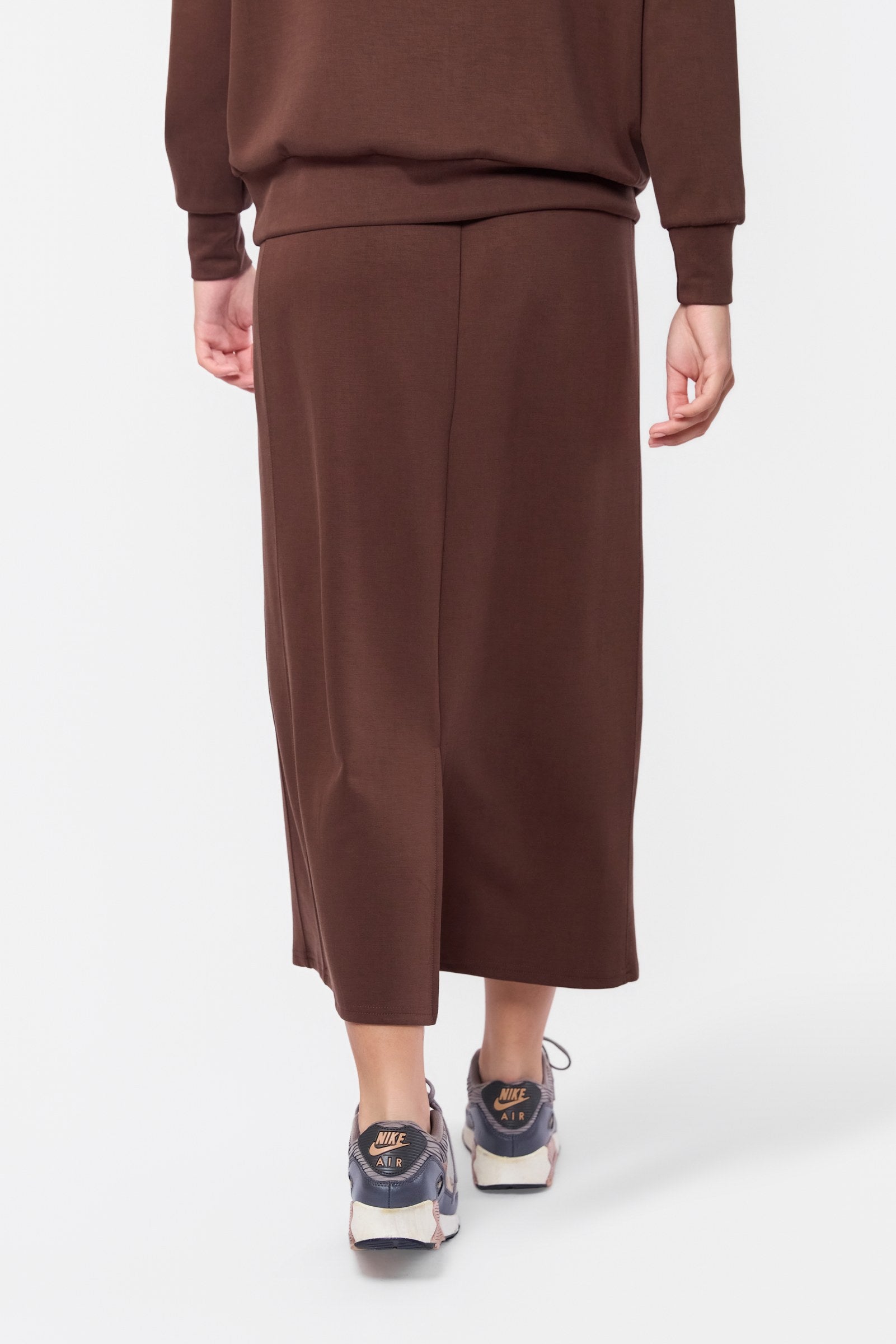 Mina Skirt 35" (Dark Brown)