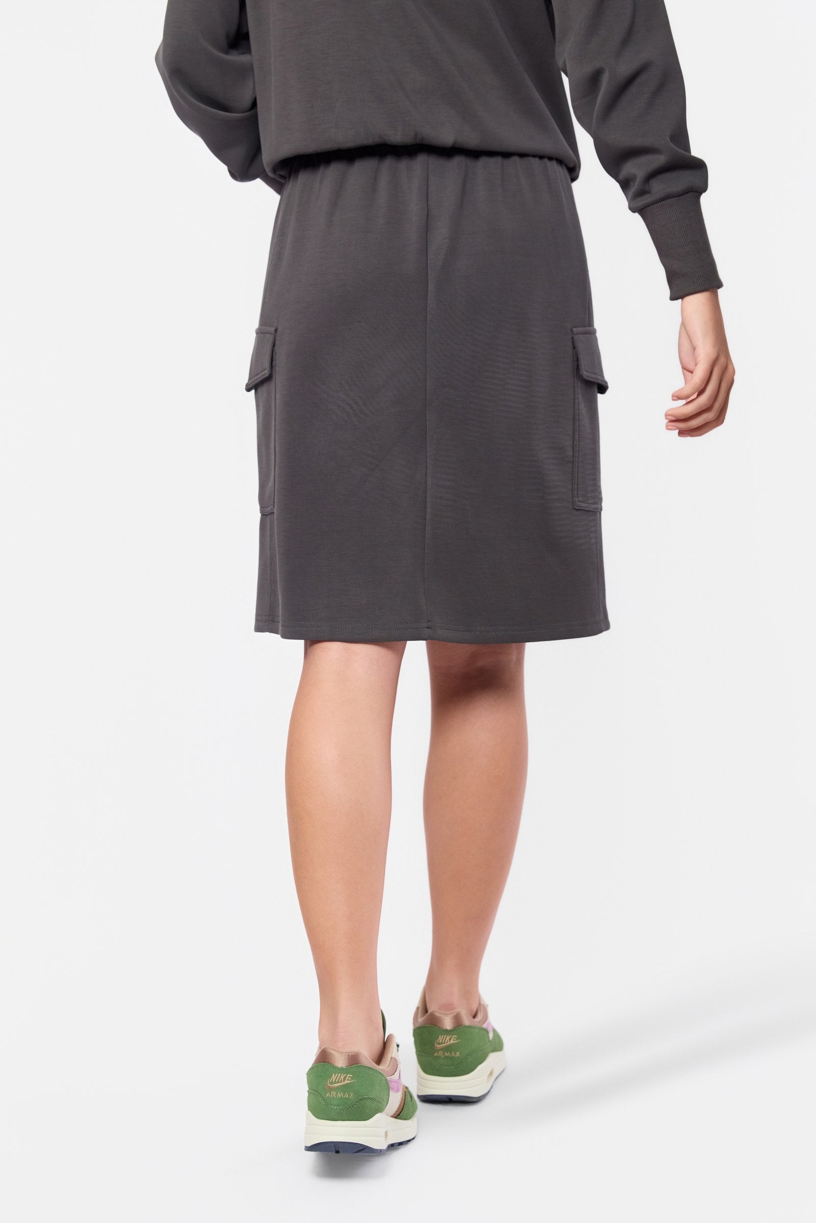 Mina Cargo Skirt 23" (Olive)
