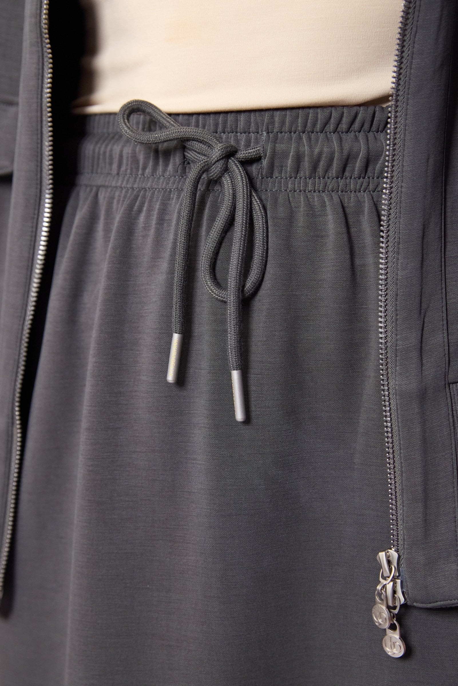 Mina Cargo Skirt 35" (Olive)
