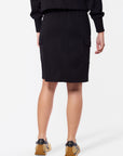 Mina Cargo Skirt 23" (Black)