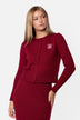Ania Top (Burgundy)