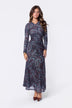 Mariella Dress (Brown Blue)