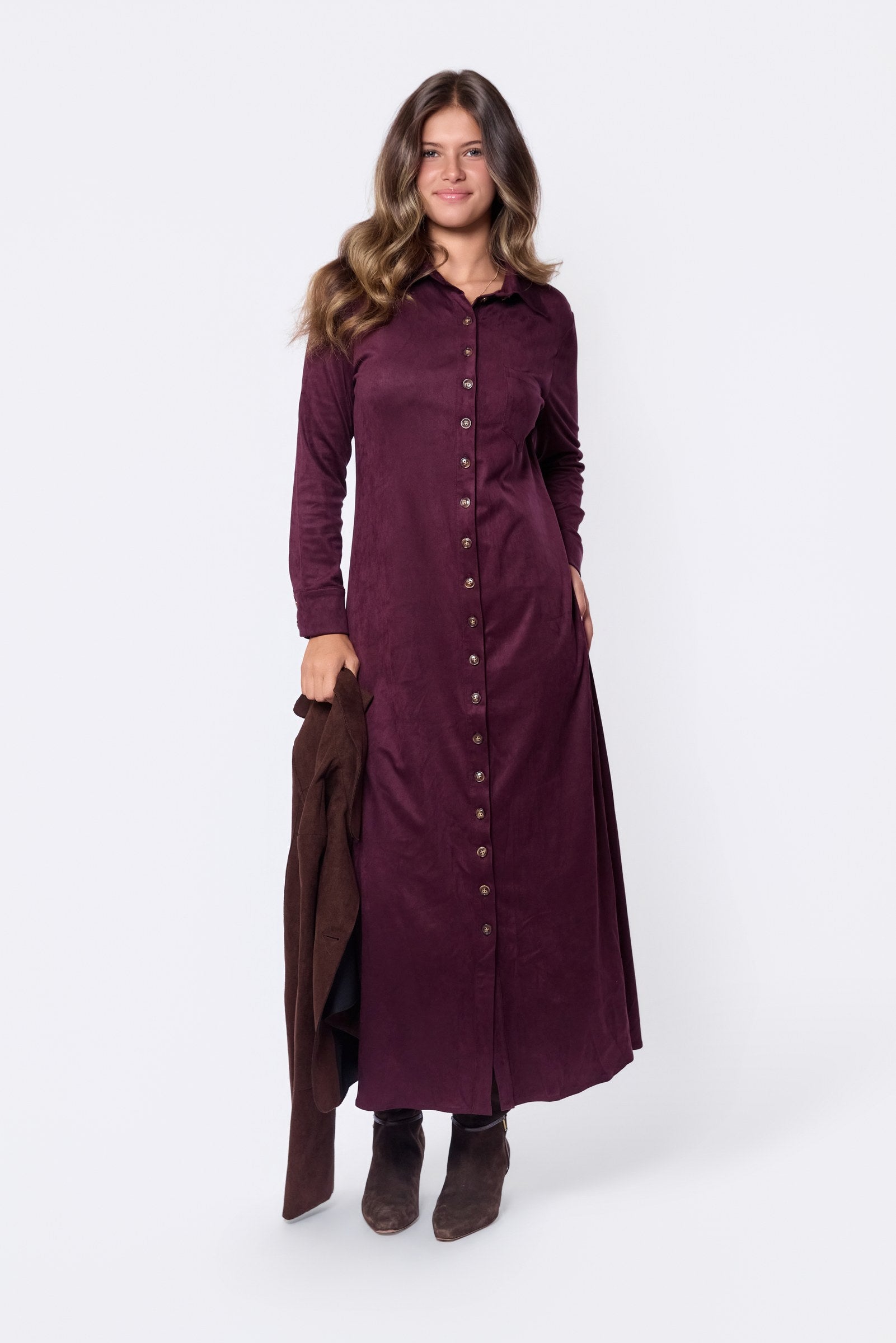 Mona Dress (Plum)