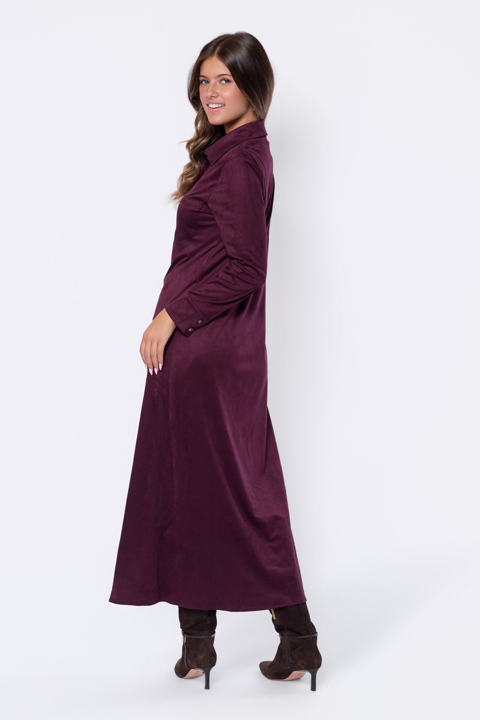 Mona Dress (Plum)