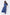 Patricia Dress (Blue Pattern)