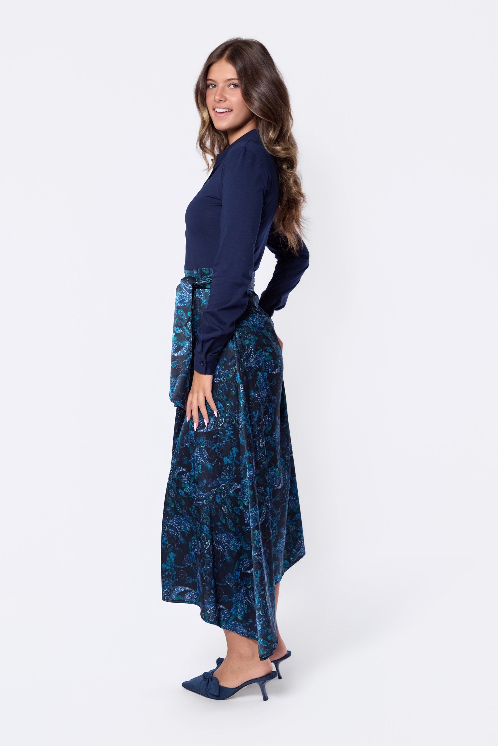 Brandy Dress (Navy)