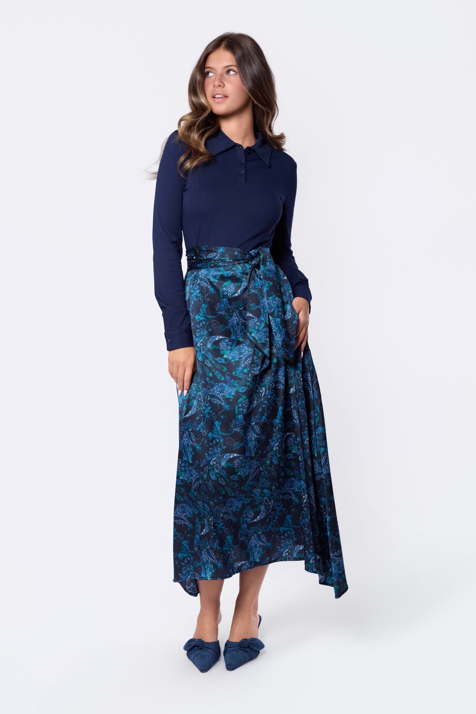 Brandy Dress (Navy)