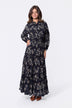 Leslie Dress (Black Ground)