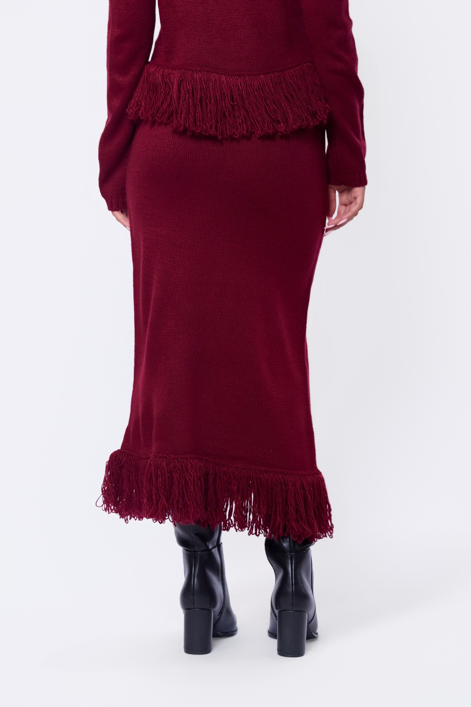 Perry Skirt (Burgundy)
