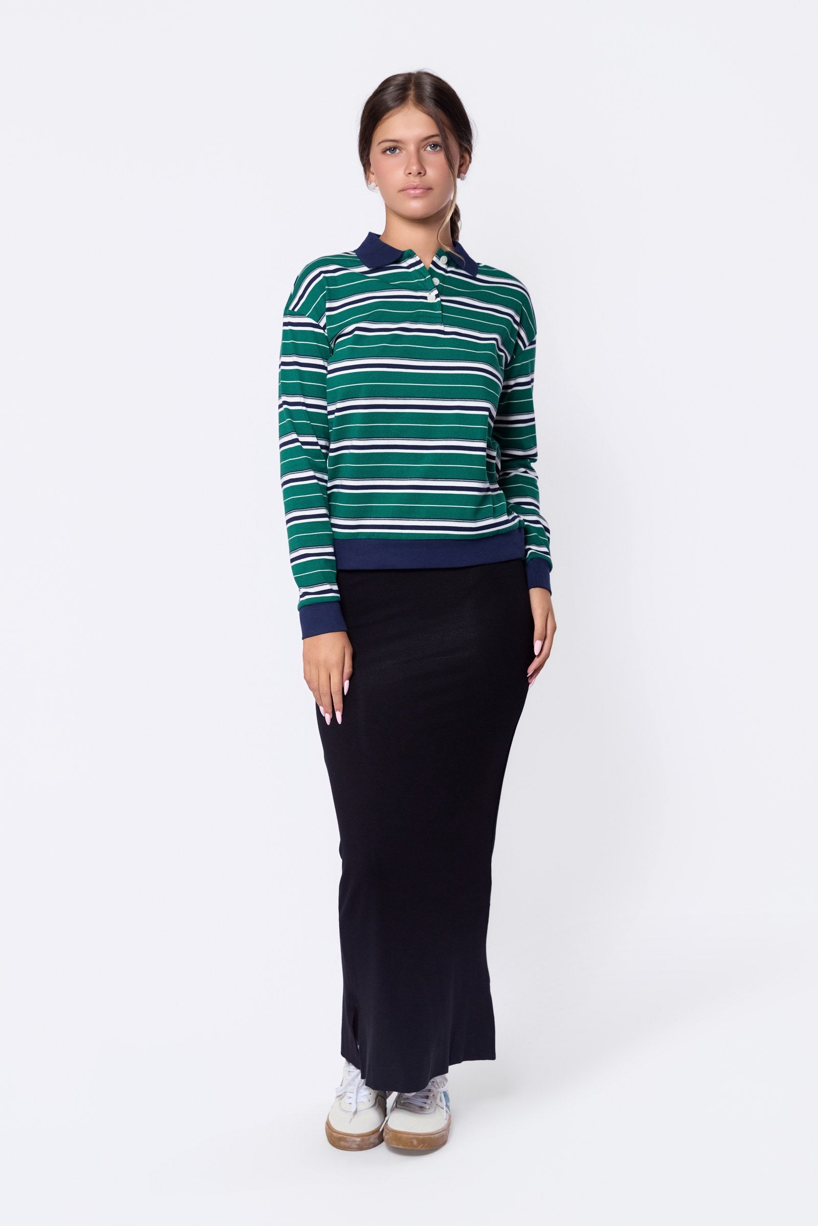 Tamara Top (Green Navy)
