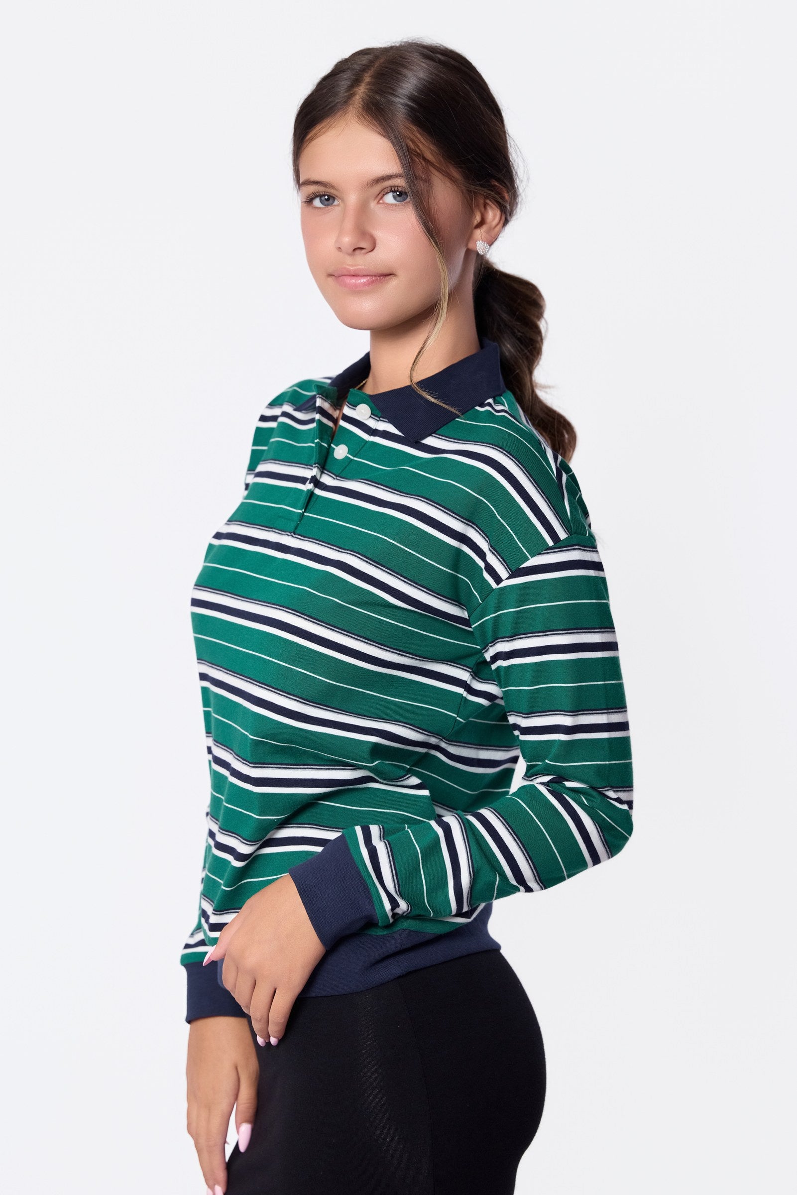 Tamara Top (Green Navy)