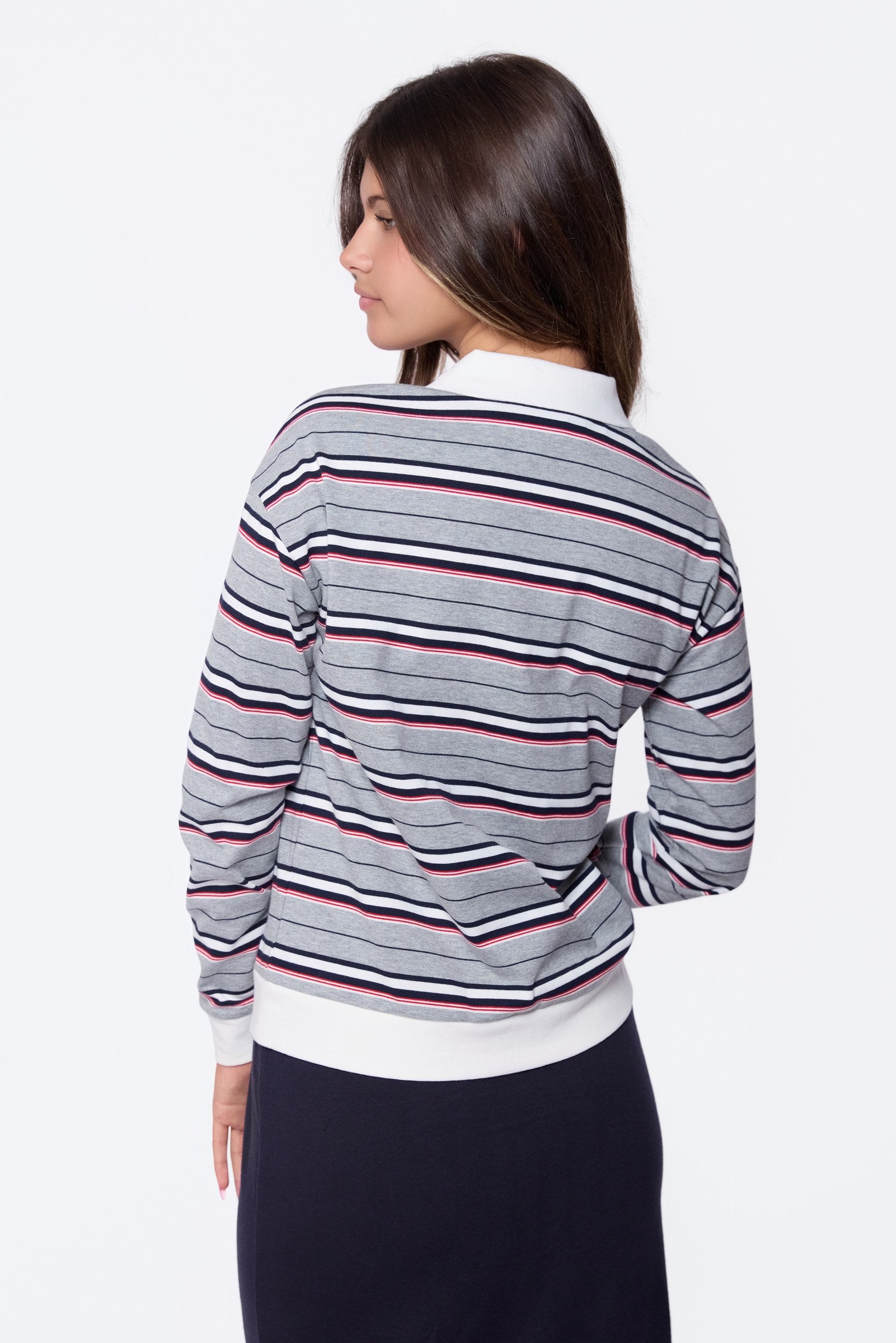 Tamara Top (Grey Navy)
