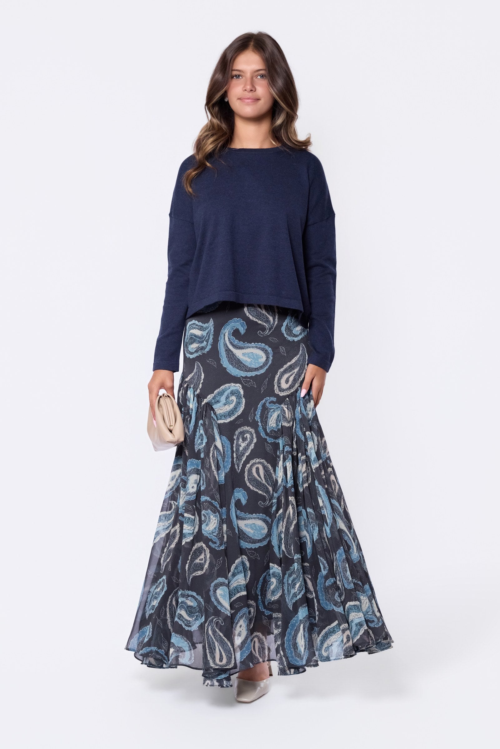 Doris Top (Blue Grey)