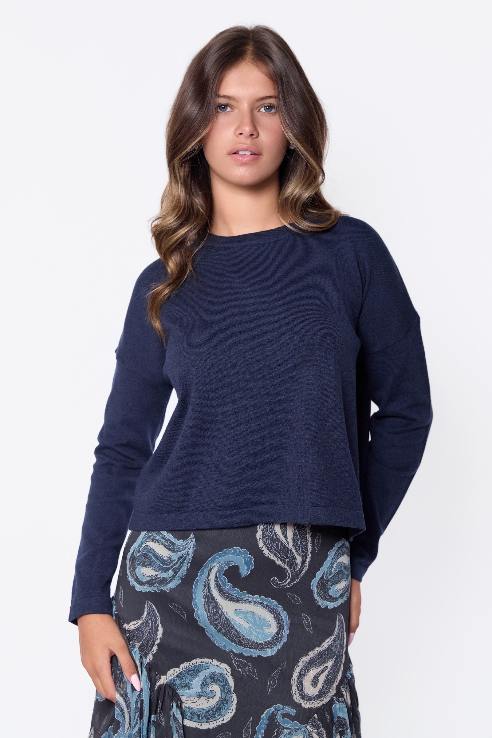 Doris Top (Blue Grey)