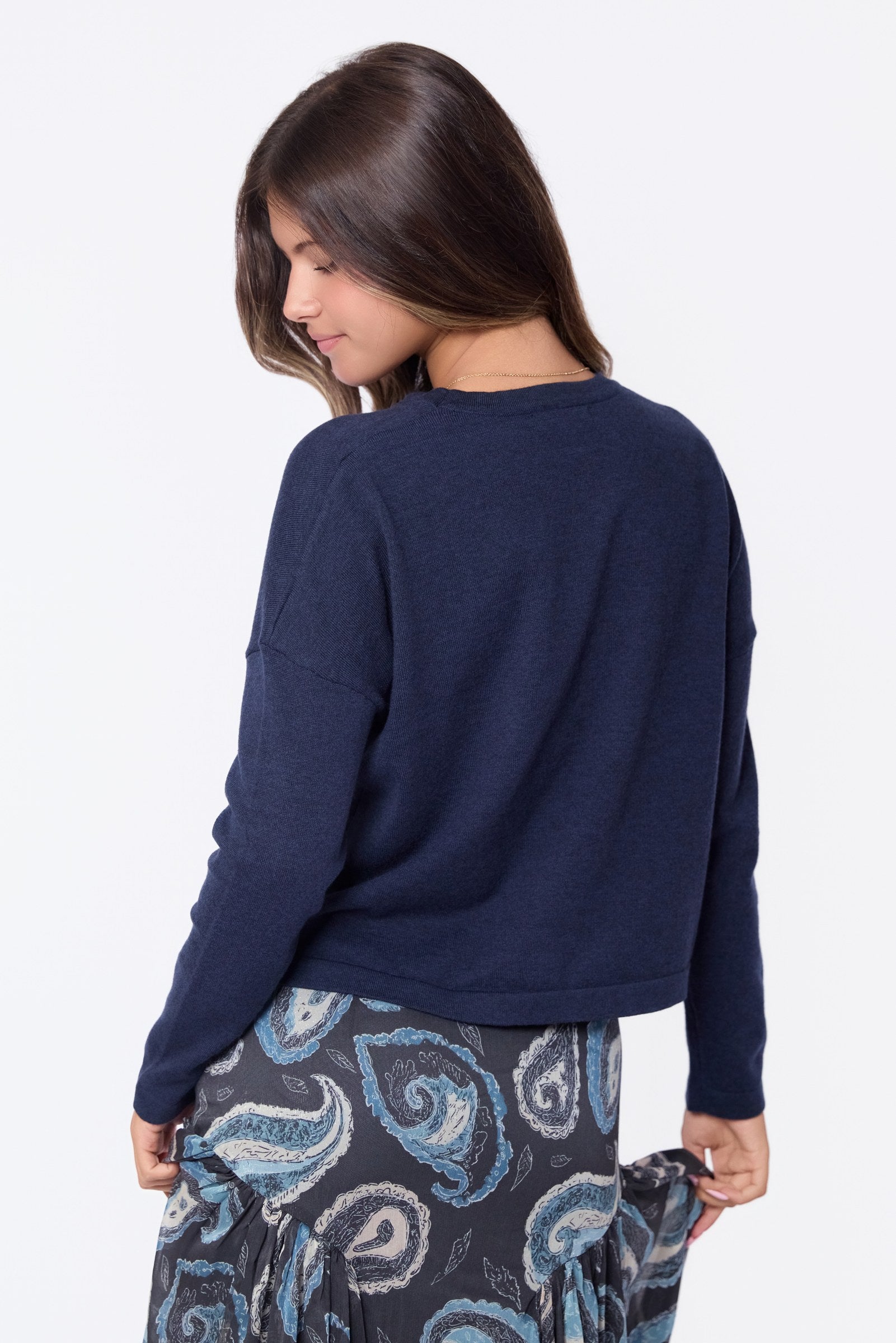 Doris Top (Blue Grey)