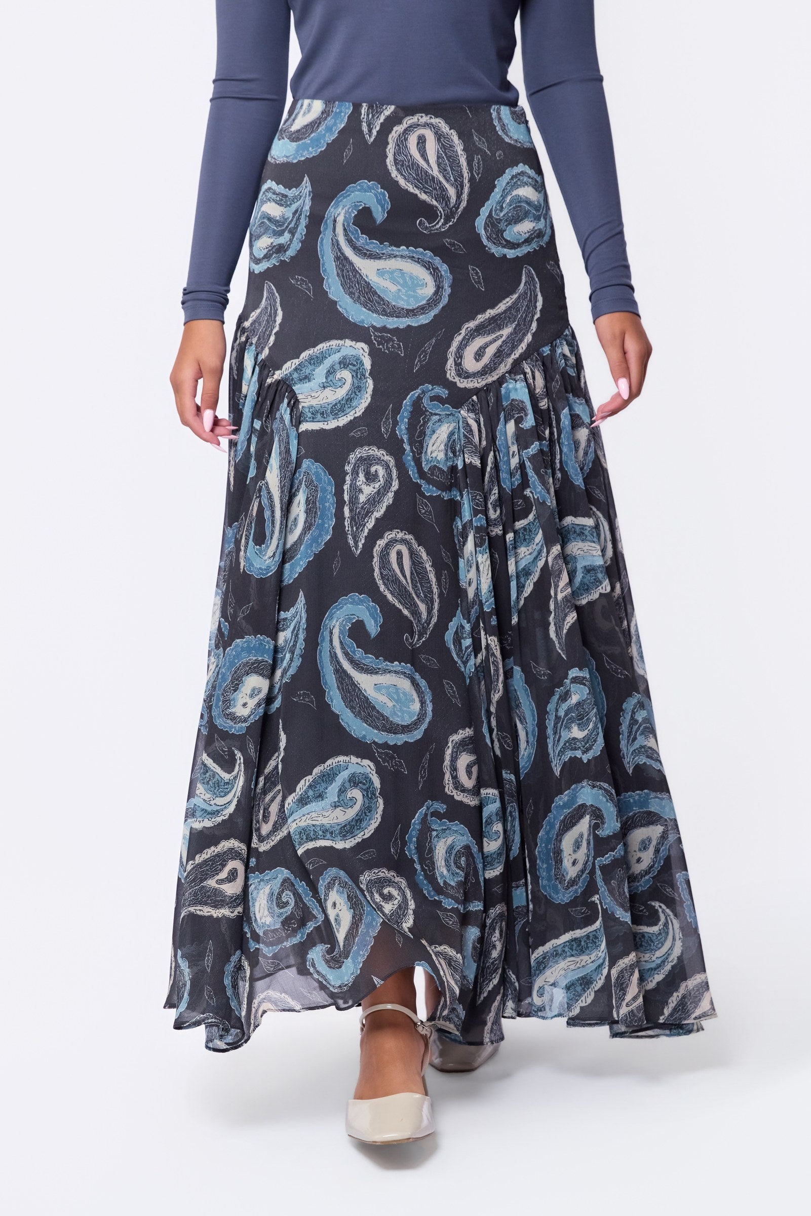 Vega Skirt (Grey Green)