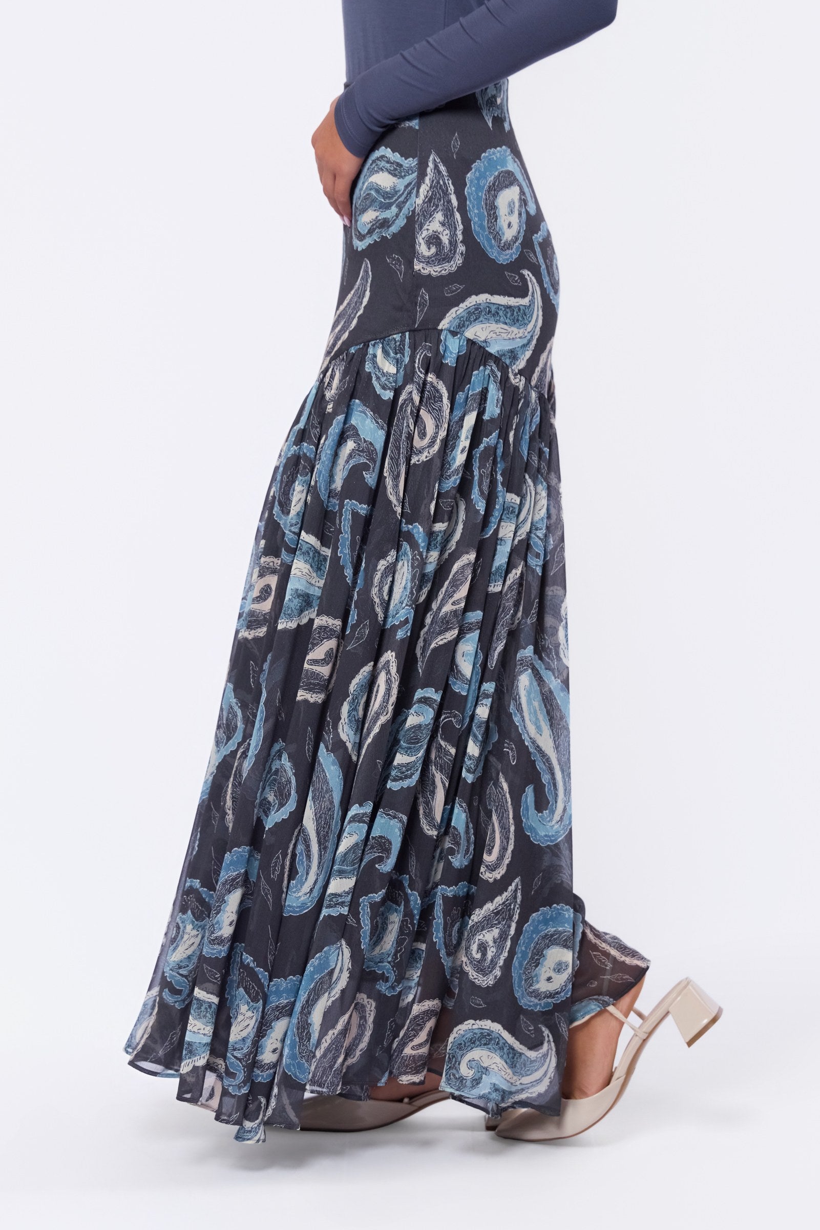 Vega Skirt (Grey Green)