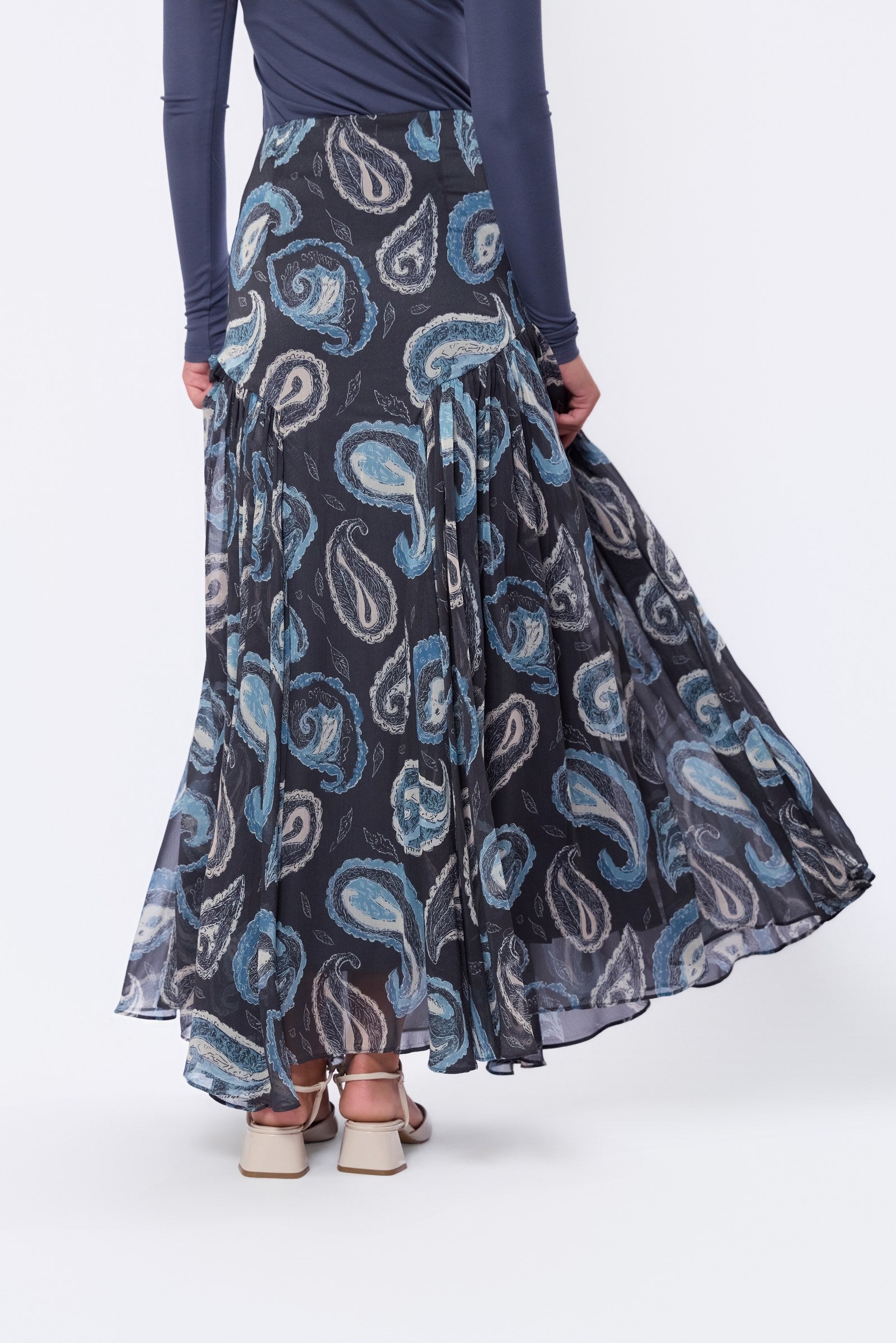 Vega Skirt (Grey Green)