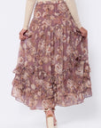 Kalina Skirt (Brown Pattern)