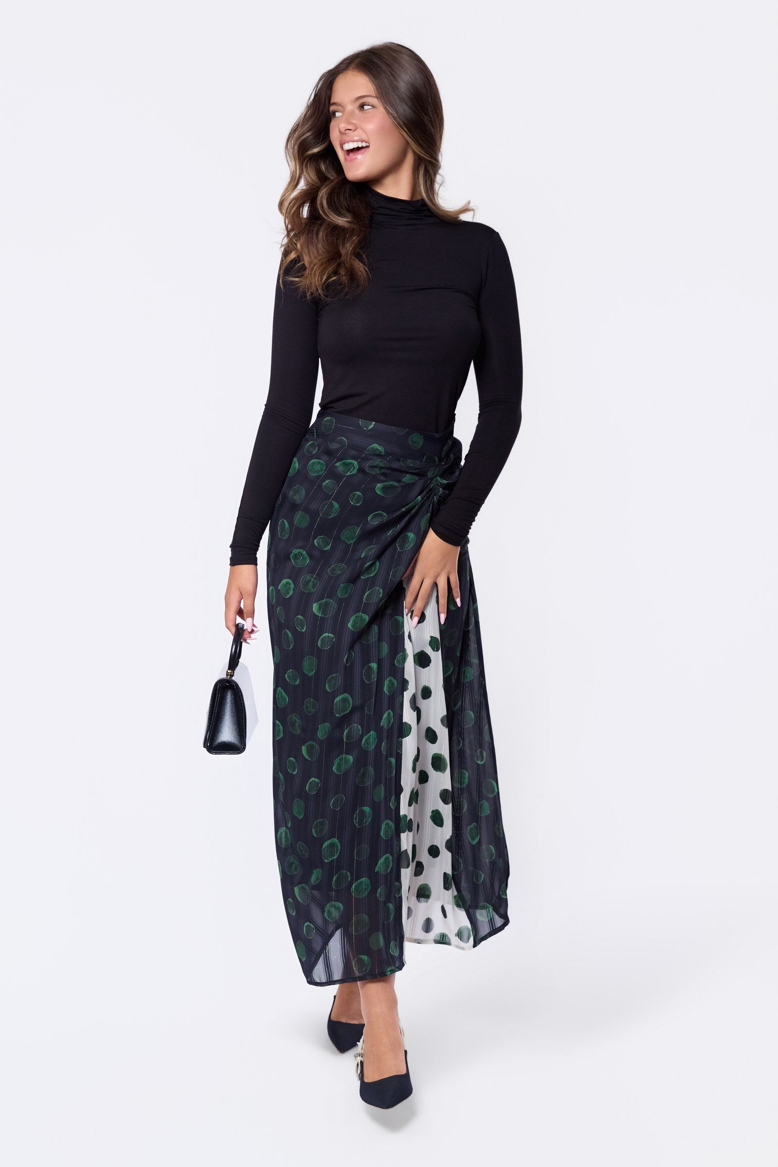 Khai Skirt (Green Ivory)