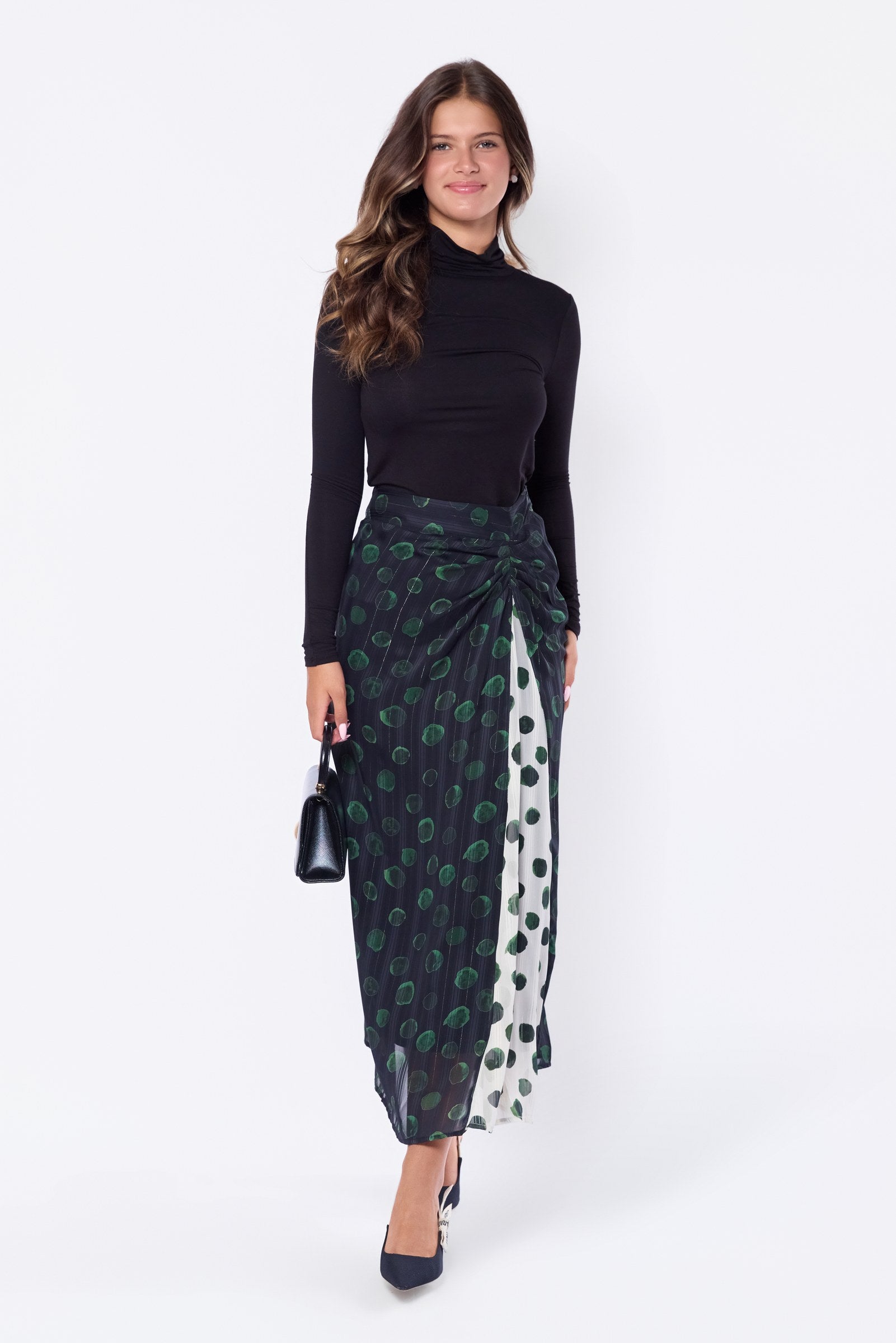 Khai Skirt (Green Ivory)