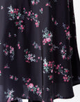 Dakota Skirt (Black Pink Flower)