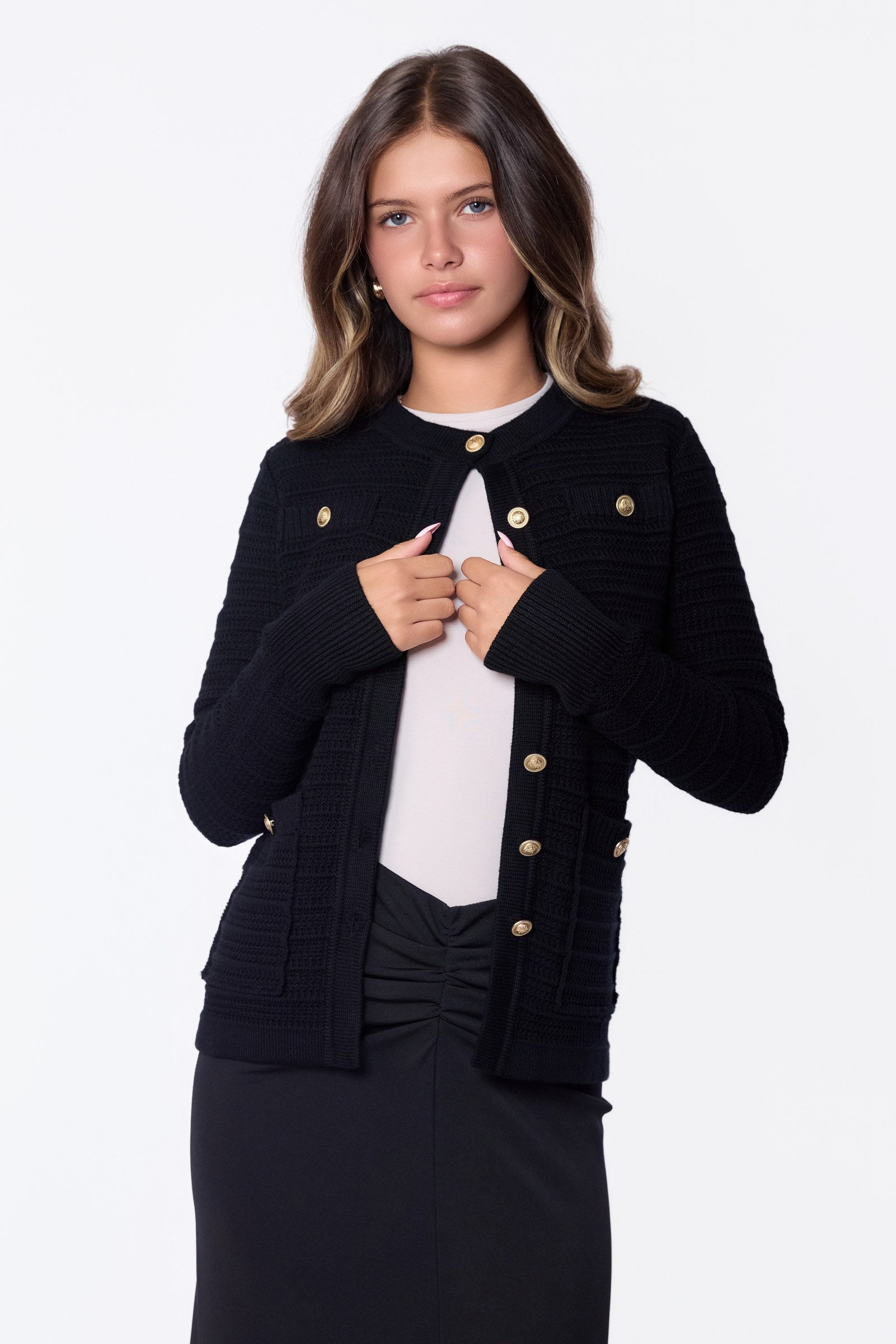 Carmela Cardigan (Black)