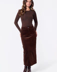 Matilda Skirt (Dark Brown)