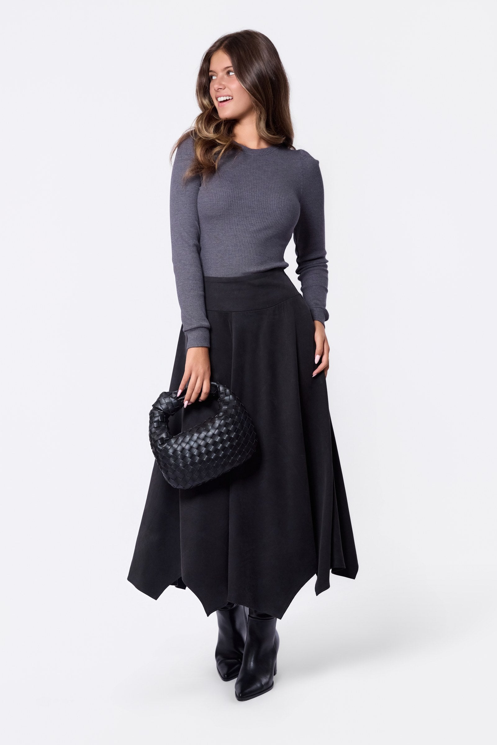 Clea Top (Heather Grey)