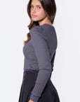Clea Top (Heather Grey)